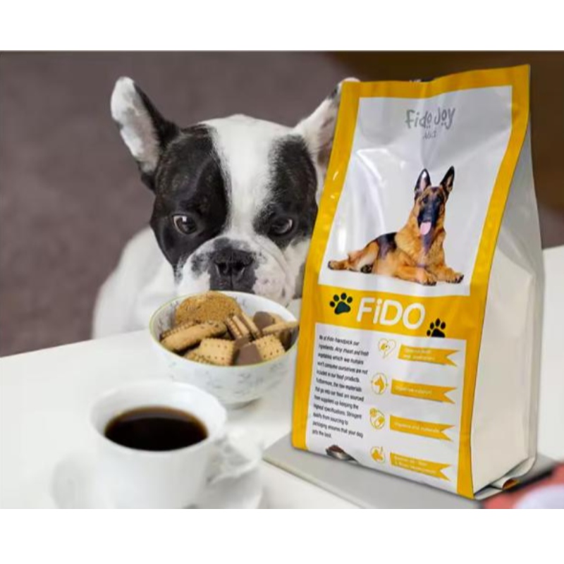 กำหนดเองขนาดใหญ่ 10 กก. 15 กก. 20 กก. ซิปที่สามารถปิดผนึกได้ PLA PBAT Biodegradable Pet Pet Dog Treats Feed Feed Snack Packaging Bag สำหรับอาหาร
